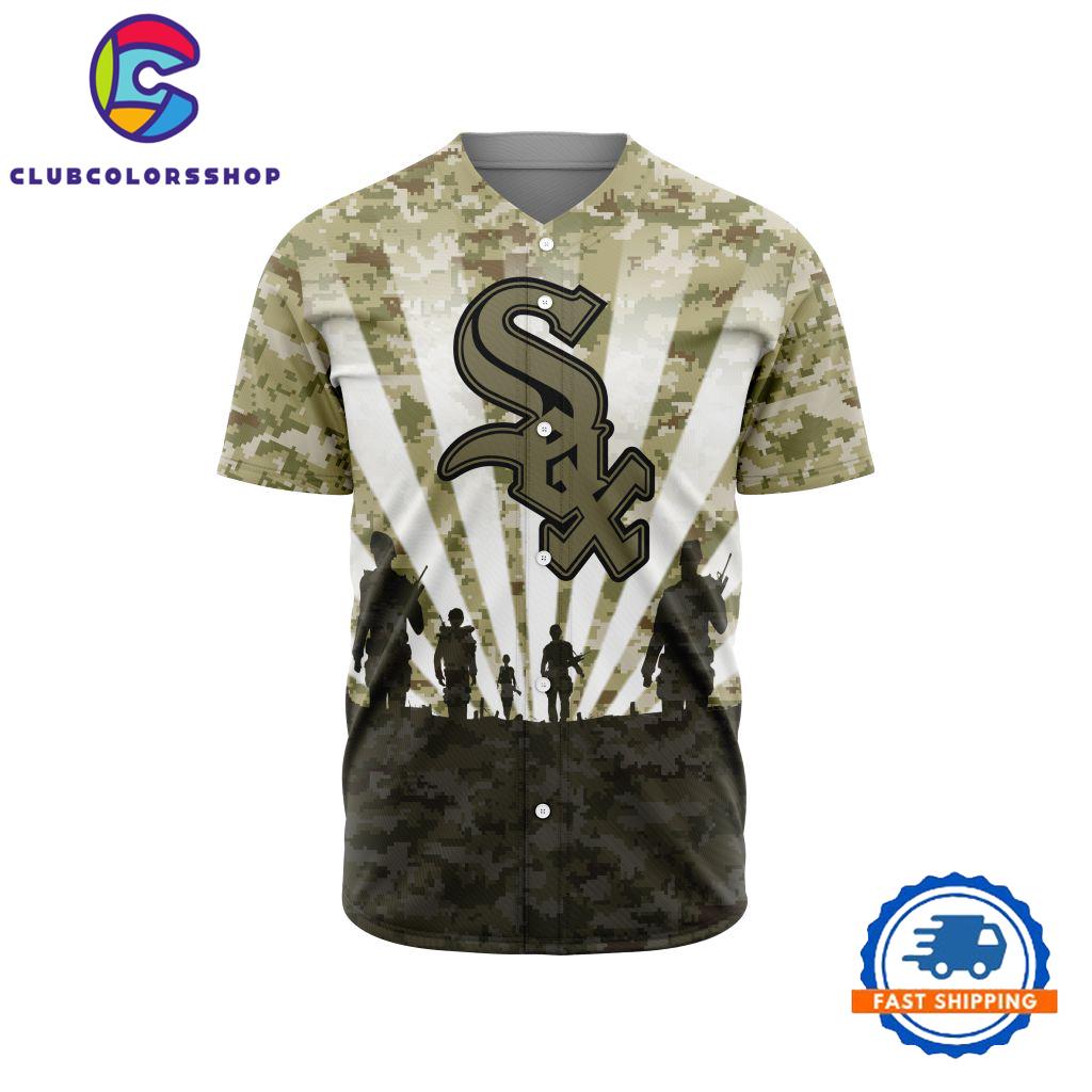 MLB Chicago White Sox Special Honor Veterans Design Baseball Jersey