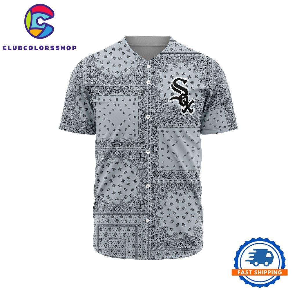 MLB Chicago White Sox Special Logo Team Paisley Design Baseball Jersey