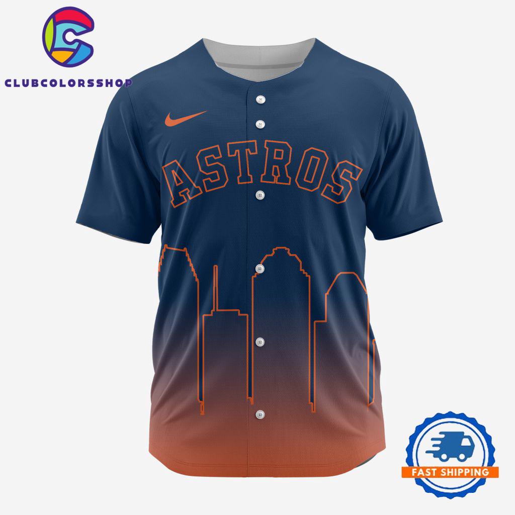 MLB Houston Astros City Edition Concept Custom Baseball Jersey