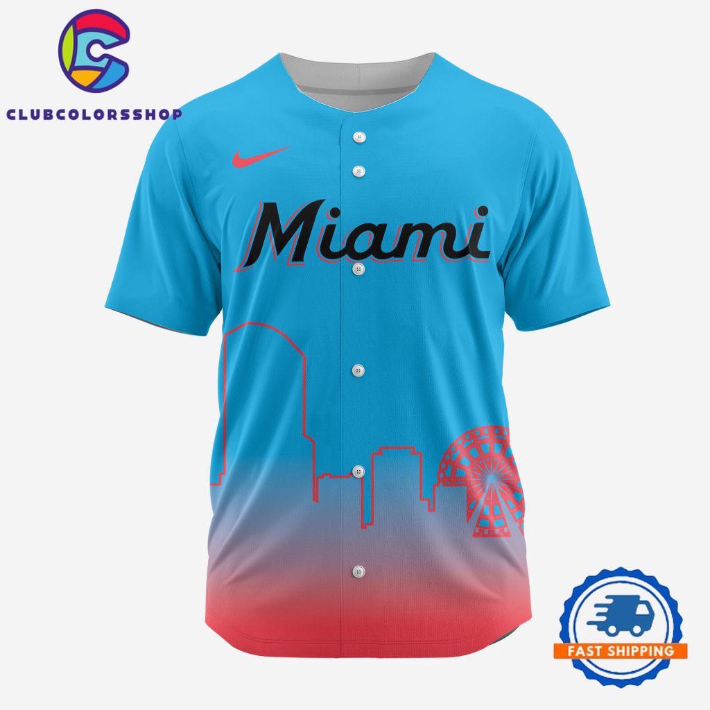 MLB Miami Marlins City Edition Concept Custom Baseball Jersey