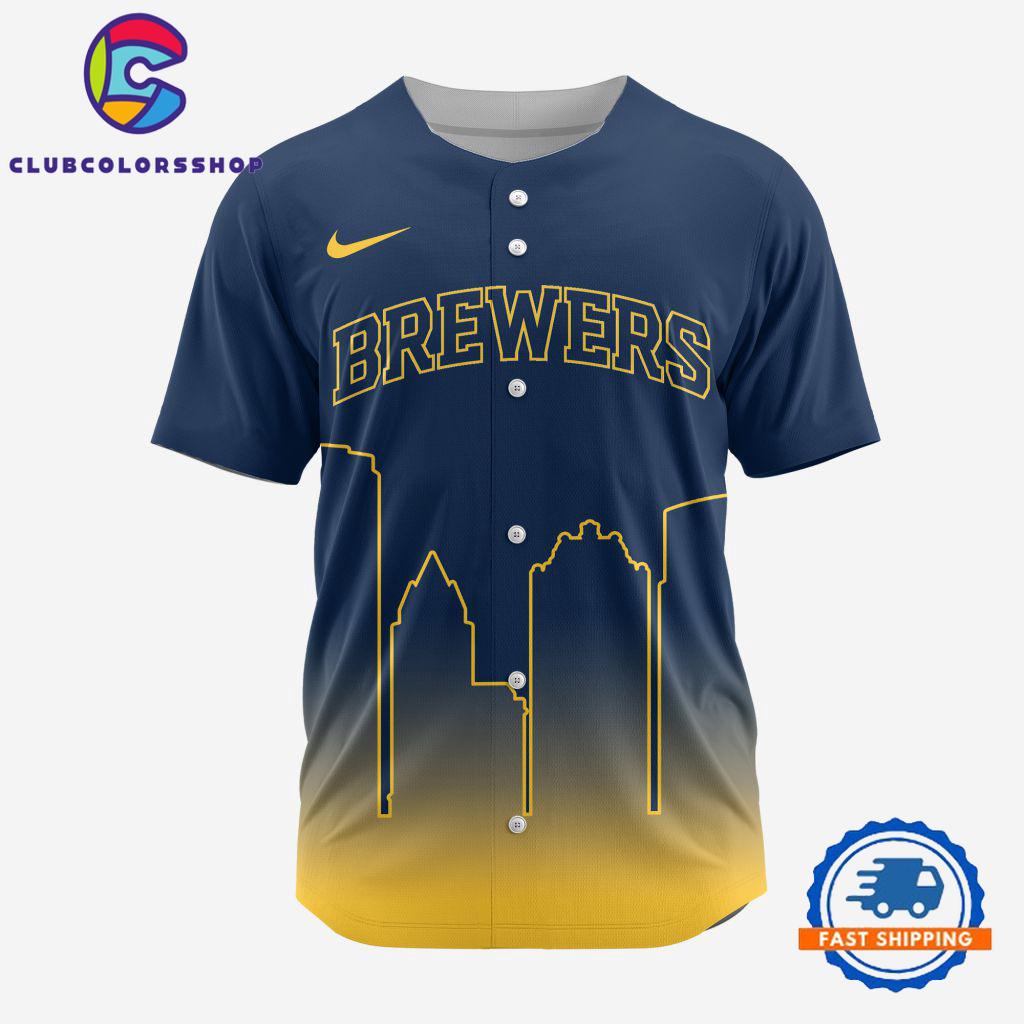 MLB Milwaukee Brewers City Edition Concept Custom Baseball Jersey