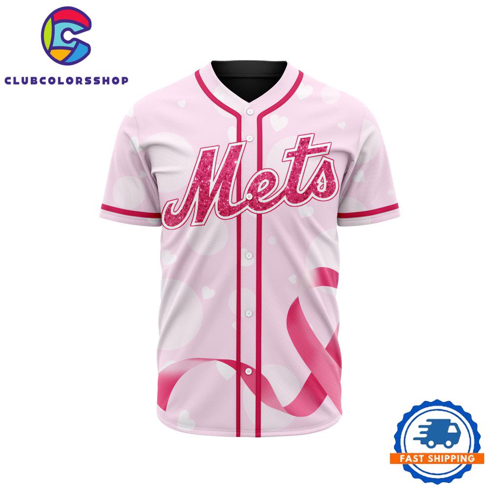 MLB New York Mets Special Pink Design Fight Breast Cancer Limited Baseball Jersey