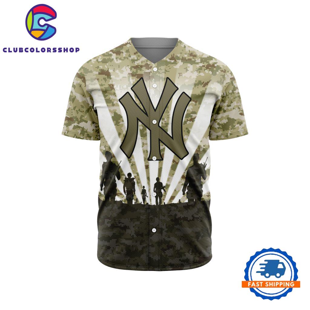MLB New York Yankees Special Honor Veterans Design Baseball Jersey