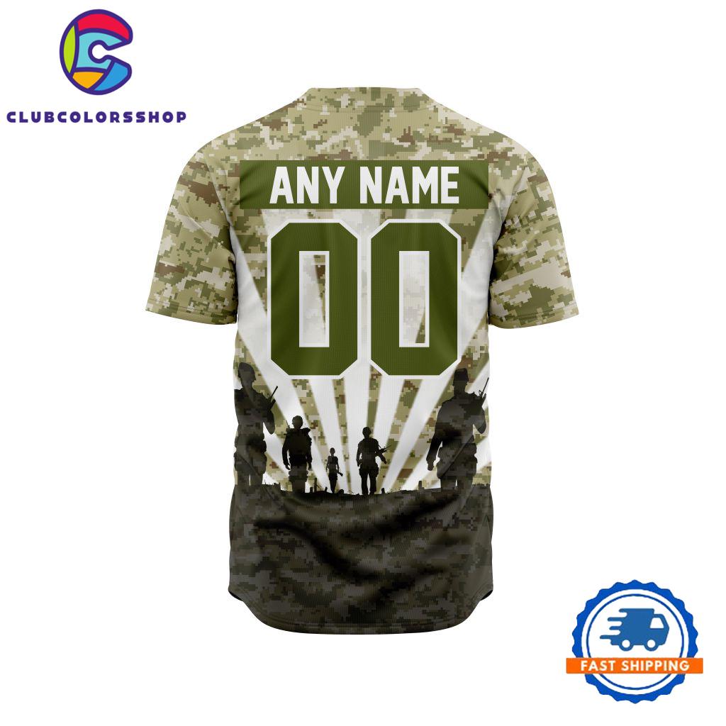 MLB Oakland Athletics Special Honor Veterans Design Baseball Jersey MLB Oakland Athletics Special Honor Veterans Design Baseball Jersey