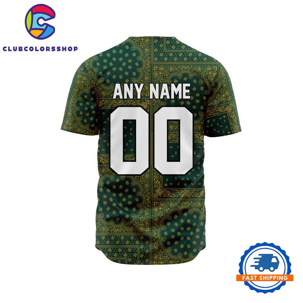 MLB Oakland Athletics Special Logo Team Paisley Design Baseball Jersey MLB Oakland Athletics Special Logo Team Paisley Design Baseball Jersey