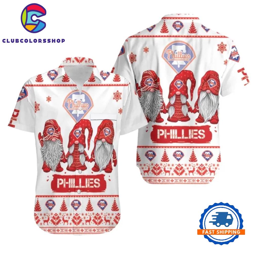 MLB Philadelphia Phillies Holiday Gnome Hawaiian Shirt