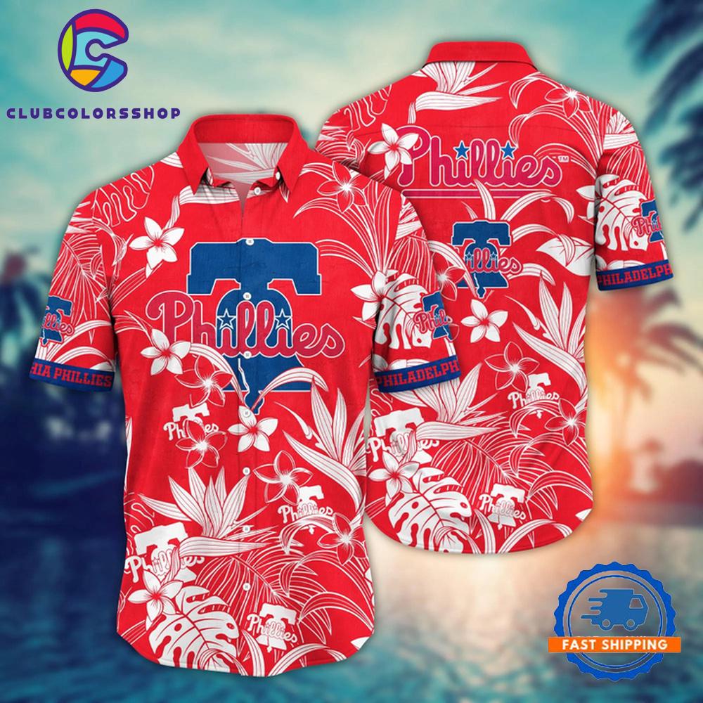 MLB Philadelphia Phillies Monstera Breeze Hawaiian Shirt