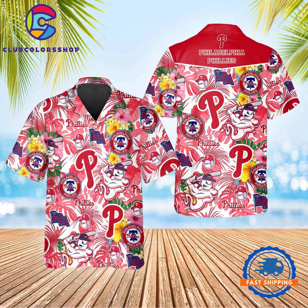MLB Philadelphia Phillies Tropical Vibes Hawaiian Shirt