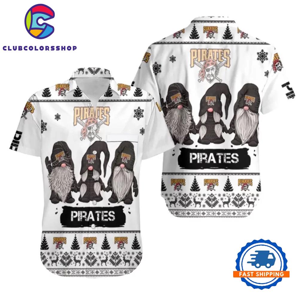 MLB Pittsburgh Pirates Holiday Gnome Hawaiian Shirt