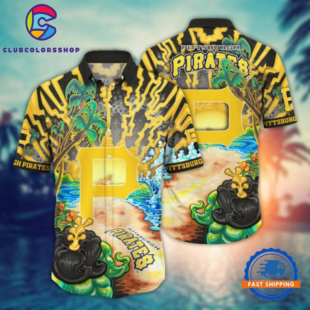 MLB Pittsburgh Pirates Island Paradise Hawaiian Shirt