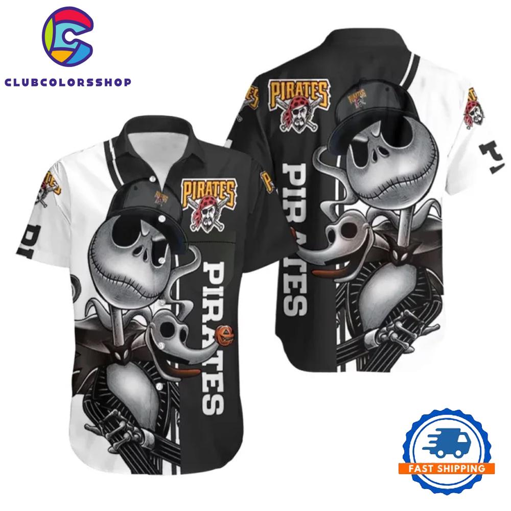MLB Pittsburgh Pirates Skeleton Spirit Hawaiian Shirt