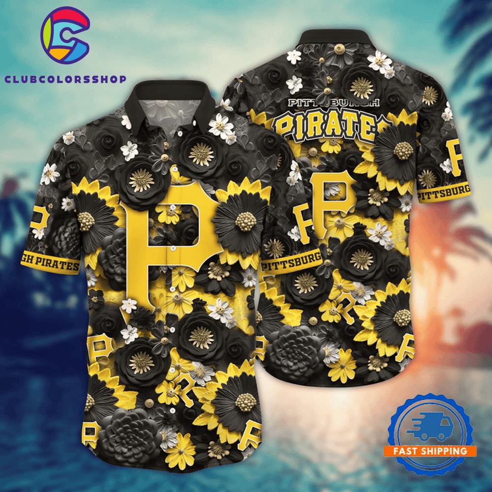 MLB Pittsburgh Pirates Sunflower Glory Hawaiian Shirt