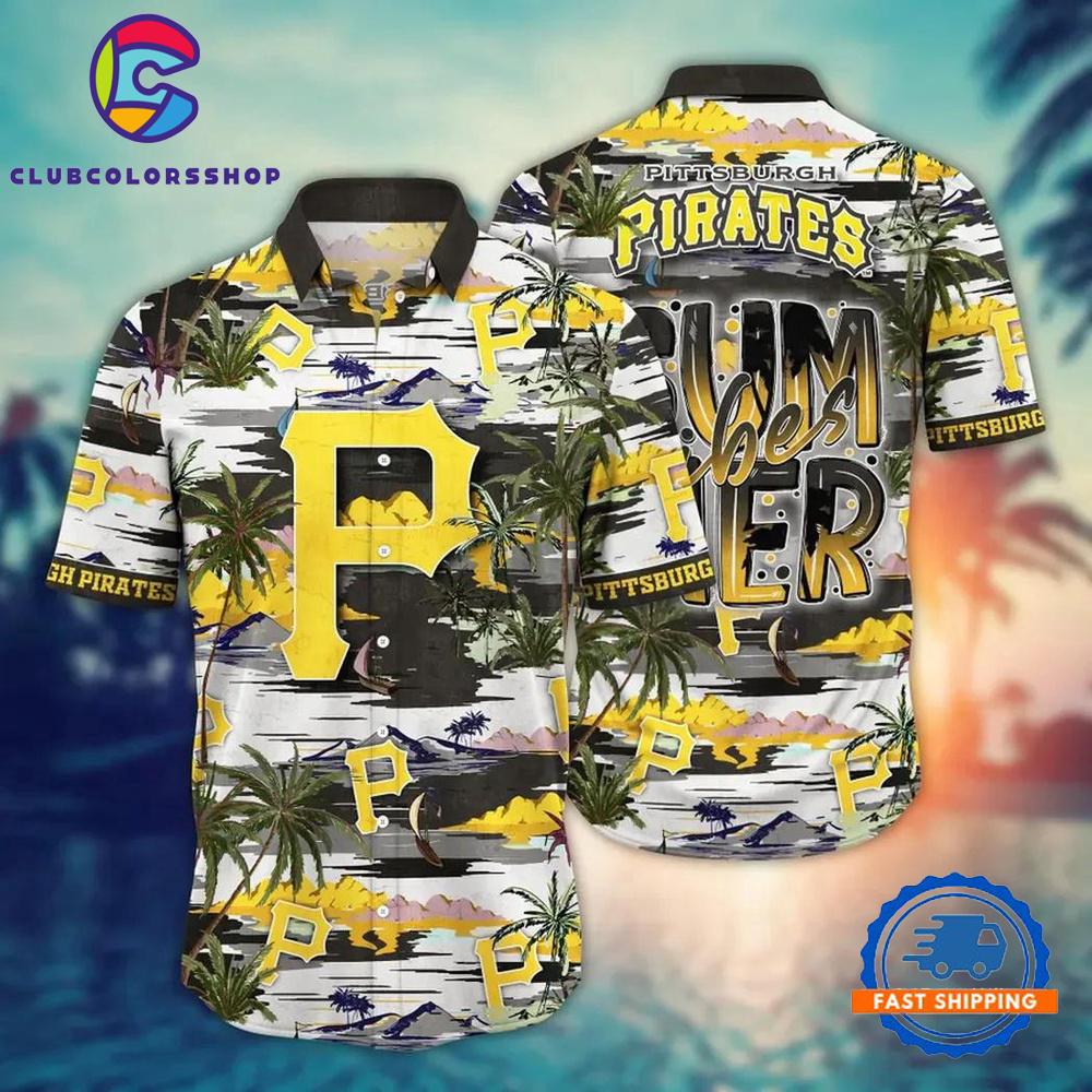 MLB Pittsburgh Pirates Tropical Summer Vibes Hawaiian Shirt