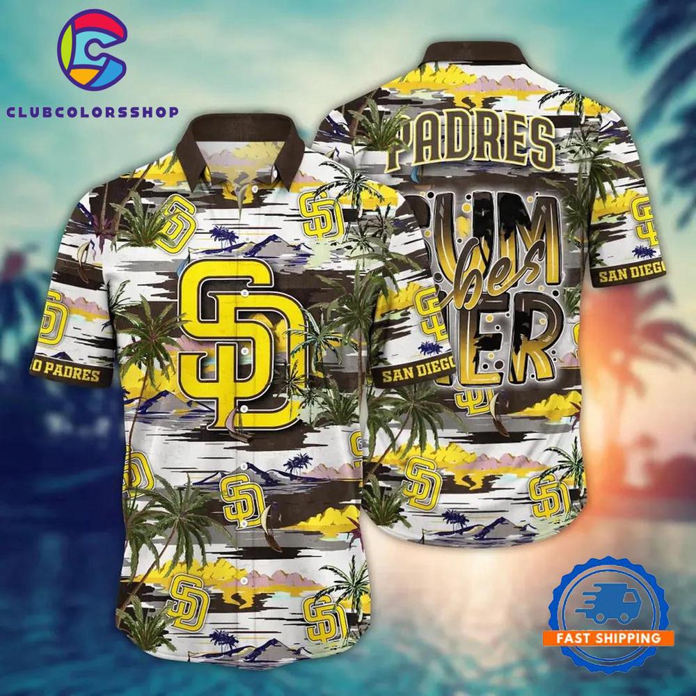 MLB San Diego Padres Island Vibes Hawaiian Shirt