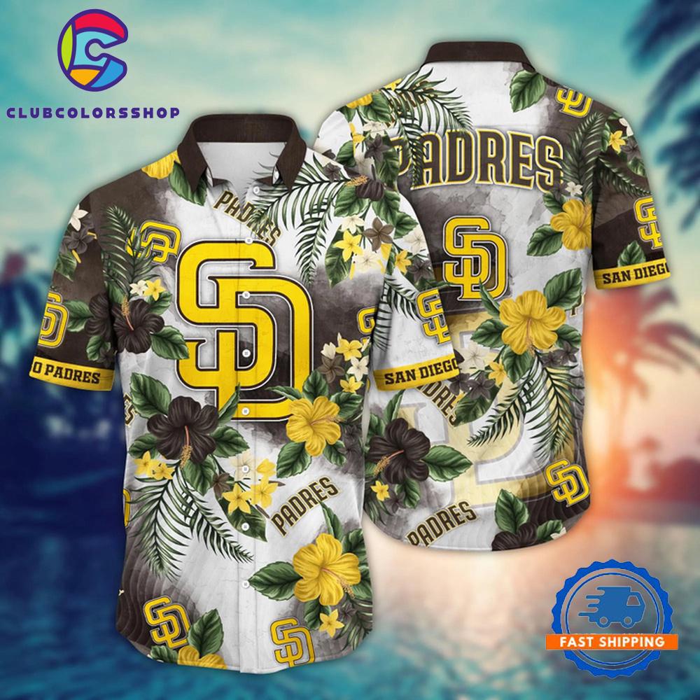 MLB San Diego Padres Paradise Bloom Hawaiian Shirt