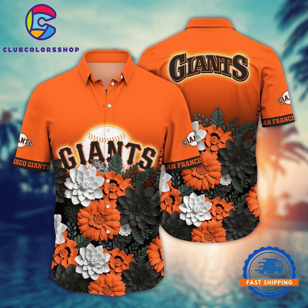 MLB San Francisco Giants Floral Bloom Hawaiian Shirt