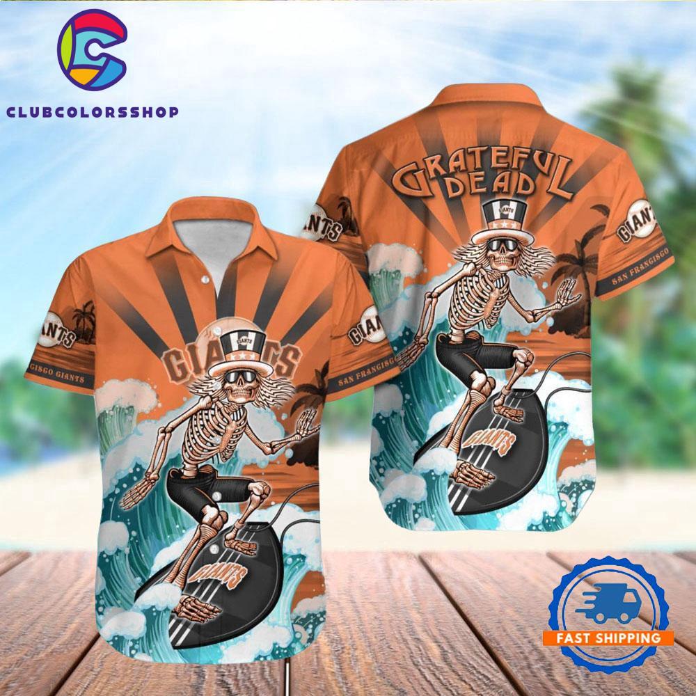 MLB San Francisco Giants Grateful Dead Surf Hawaiian Shirt