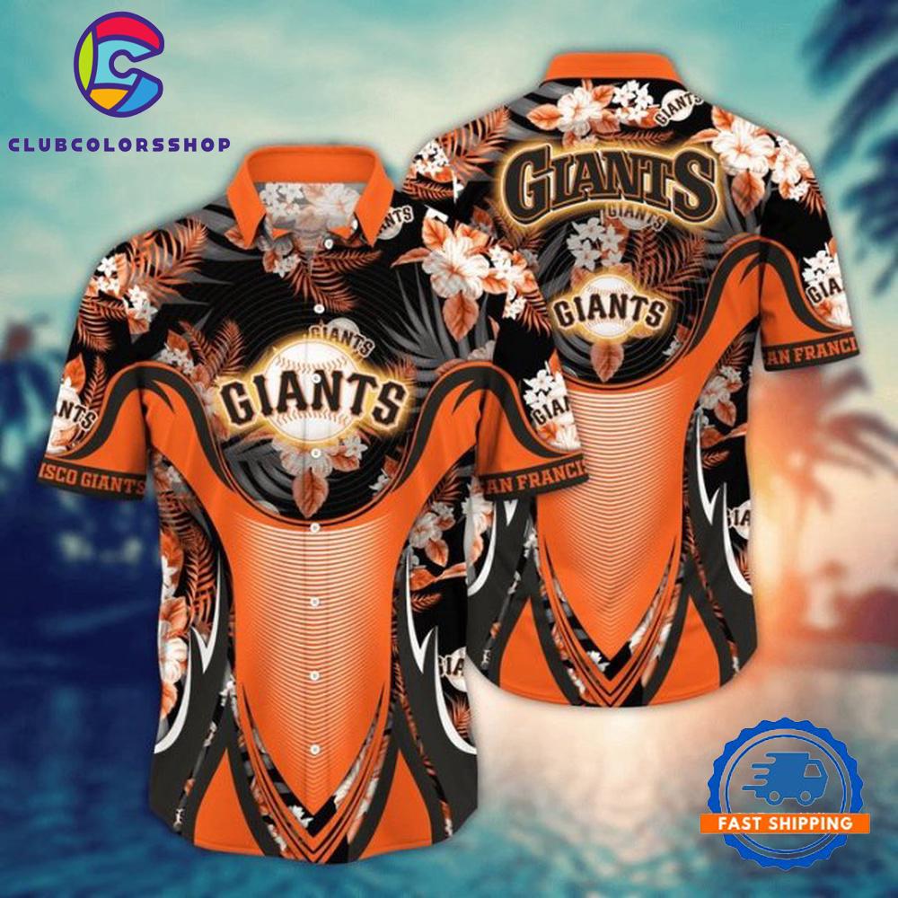 MLB San Francisco Giants Hawaiian Shirt Tropical Pride Fan Apparel