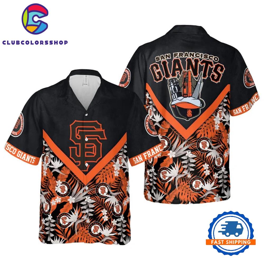MLB San Francisco Giants Retro Crest Hawaiian Shirt MLB San Francisco Giants Retro Crest Hawaiian Shirt
