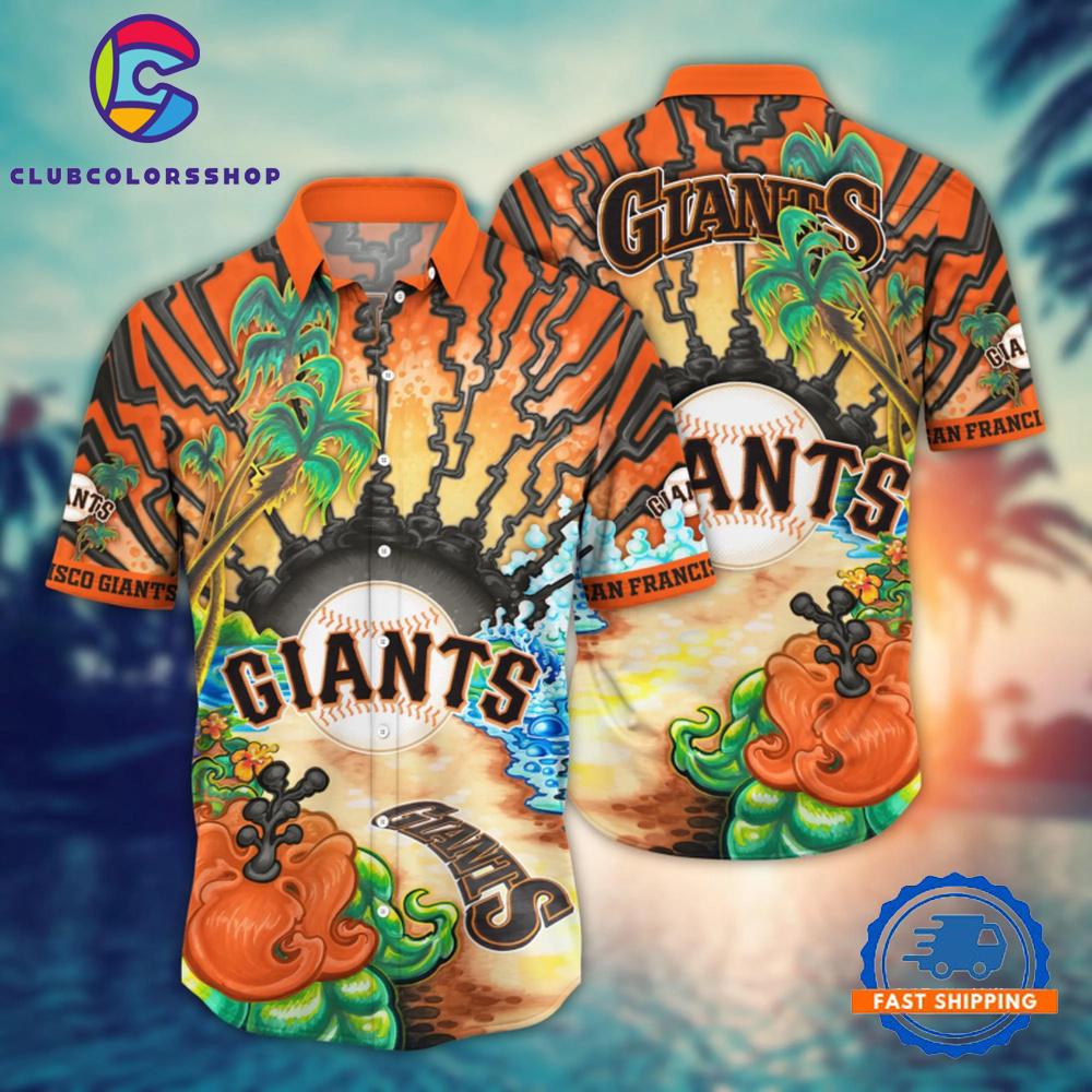 MLB San Francisco Giants Sunset Wave Hawaiian Shirt