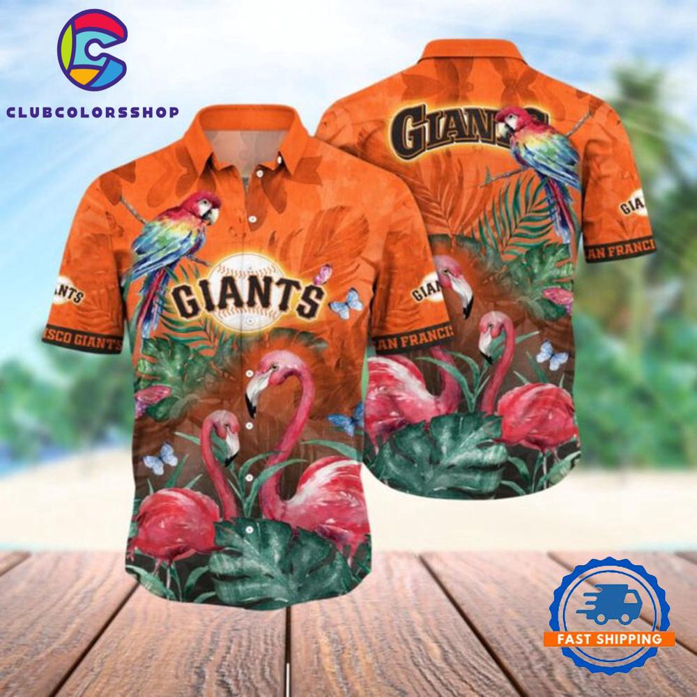 MLB San Francisco Giants Tropical Hawaiian Shirt Baseball Fans