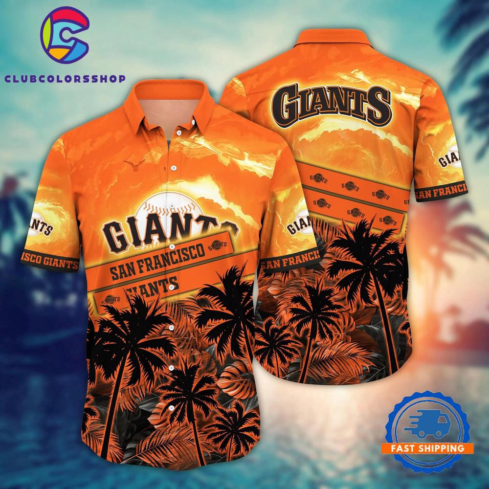 MLB San Francisco Giants Tropical Sunset Hawaiian Shirt