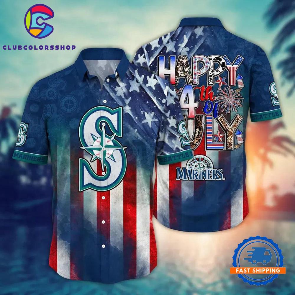 MLB Seattle Mariners 4TH Of July Hawaiian Shirt