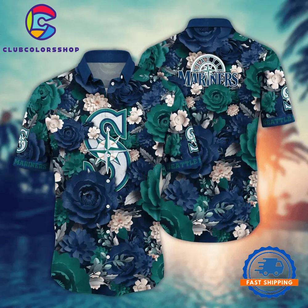 MLB Seattle Mariners Aloha Baseball Team Hawaiian Shirts
