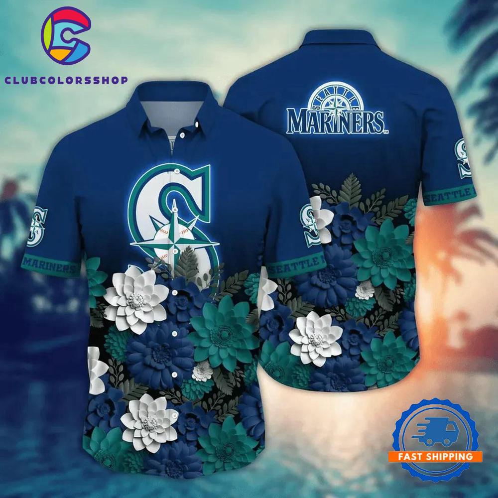 MLB Seattle Mariners Coastal Vibes Hawaiian Shirt
