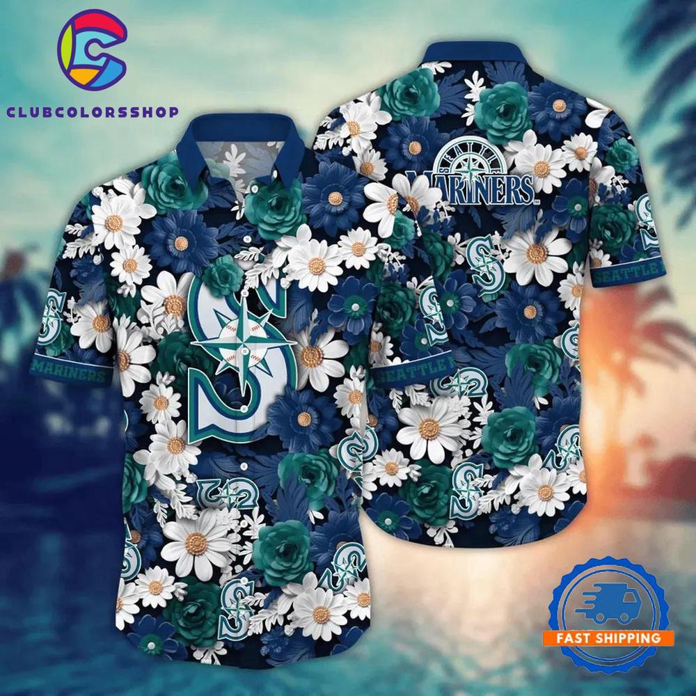 MLB Seattle Mariners Flower Tropical New Hawaiian Shirts