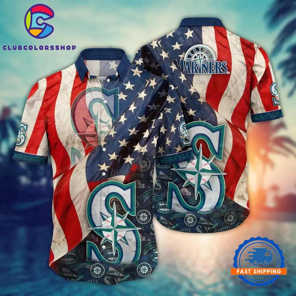 MLB Seattle Mariners Tropical Breeze Hawaiian Shirt