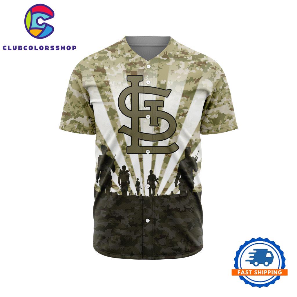 MLB St. Louis Cardinals Special Honor Veterans Design Baseball Jersey