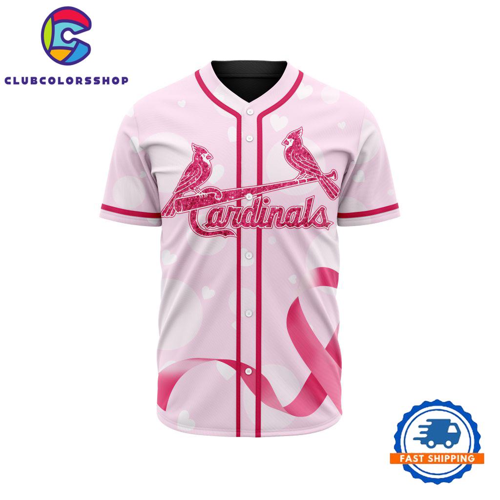 MLB St. Louis Cardinals Special Pink Design Fight Breast Cancer Limited Baseball Jersey