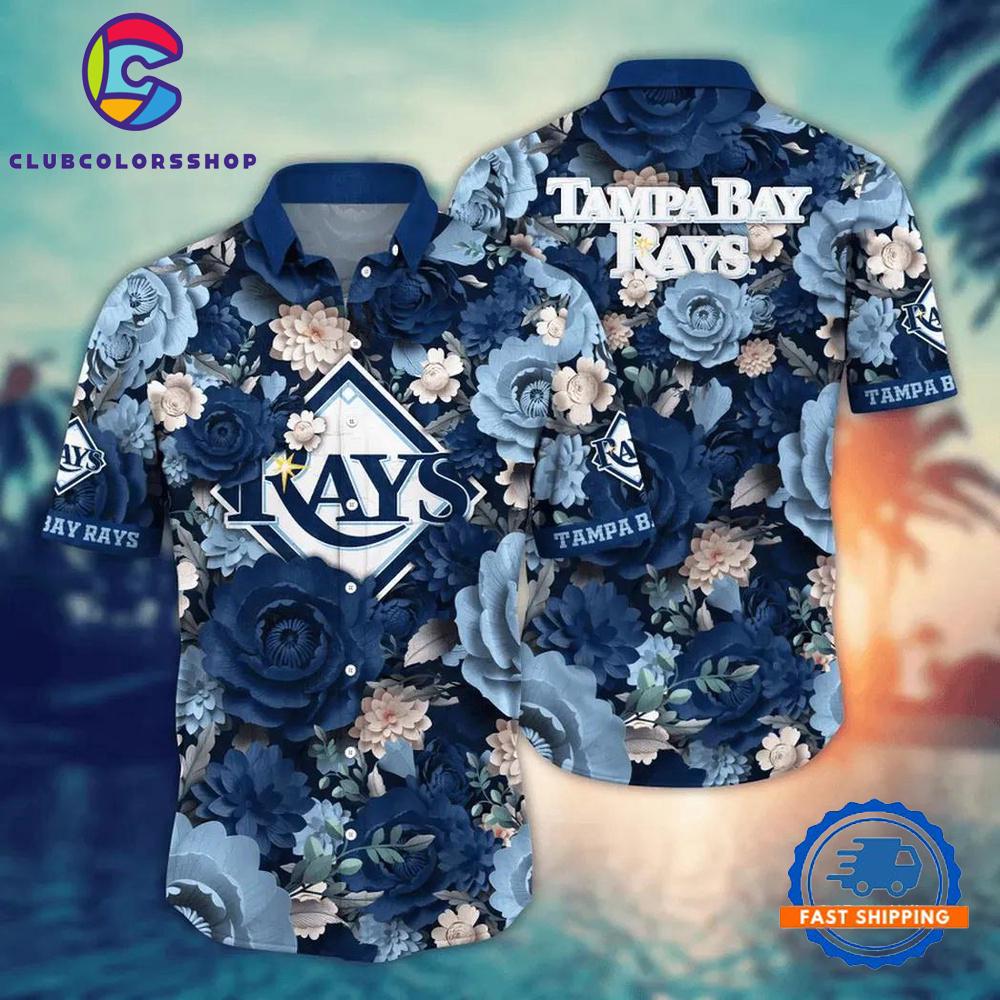 MLB Tampa Bay Rays Aloha Baseball Team Hawaiian Shirts