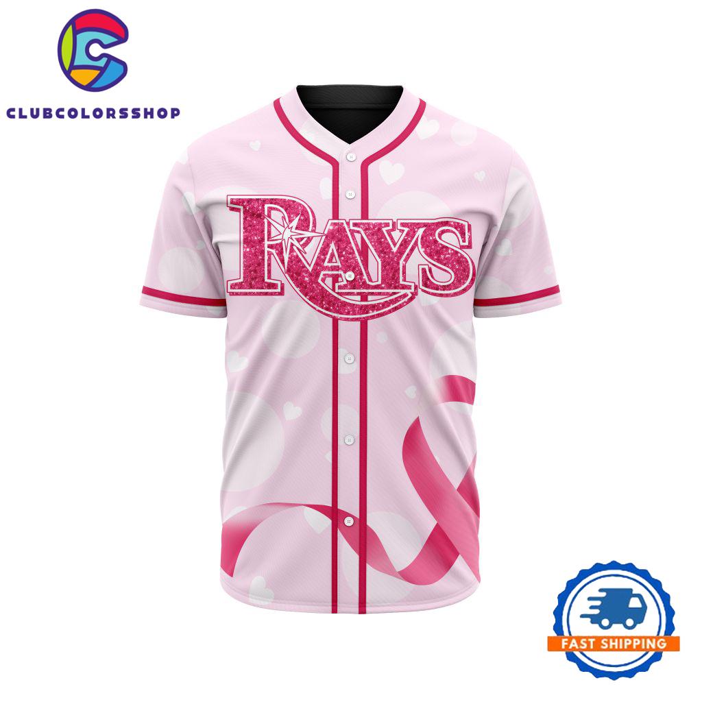 MLB Tampa Bay Rays Special Pink Design Fight Breast Cancer Limited Baseball Jersey