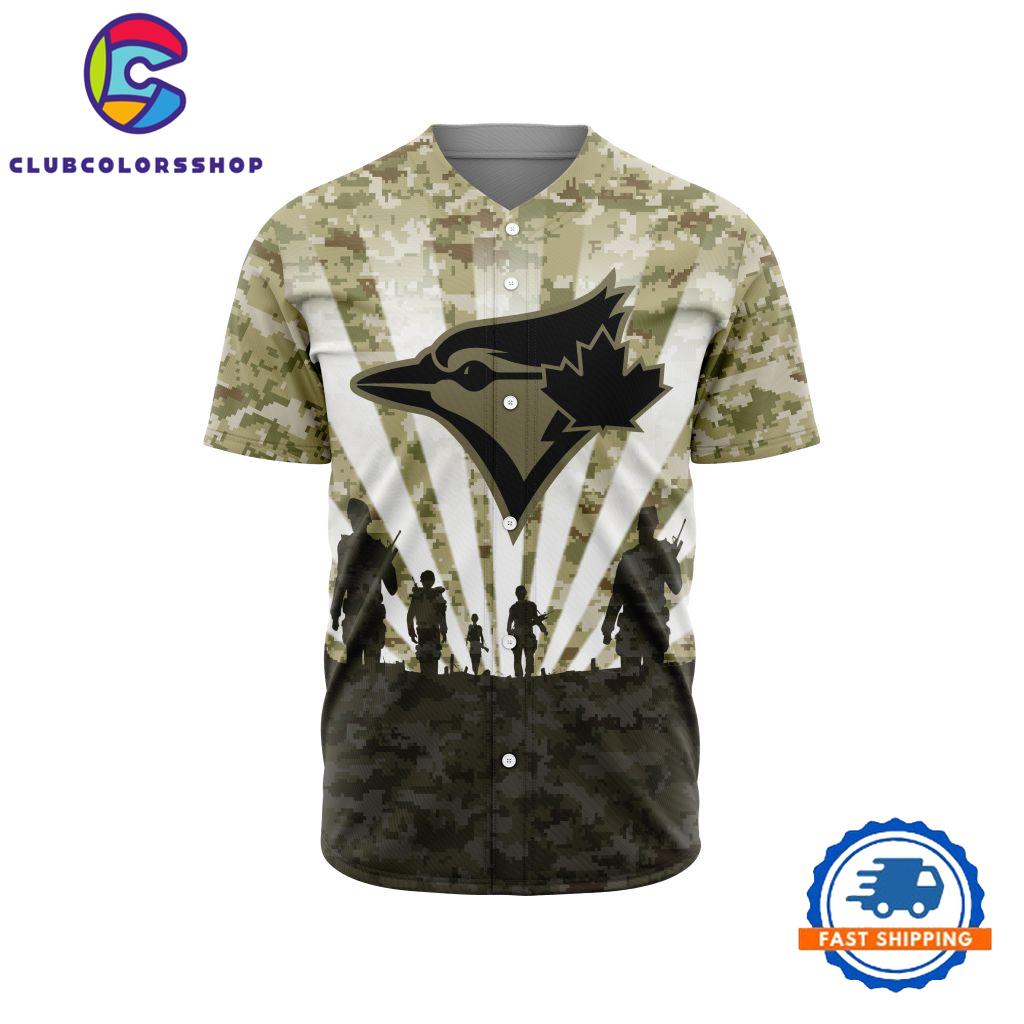 MLB Toronto Blue Jays Special Honor Veterans Design Baseball Jersey