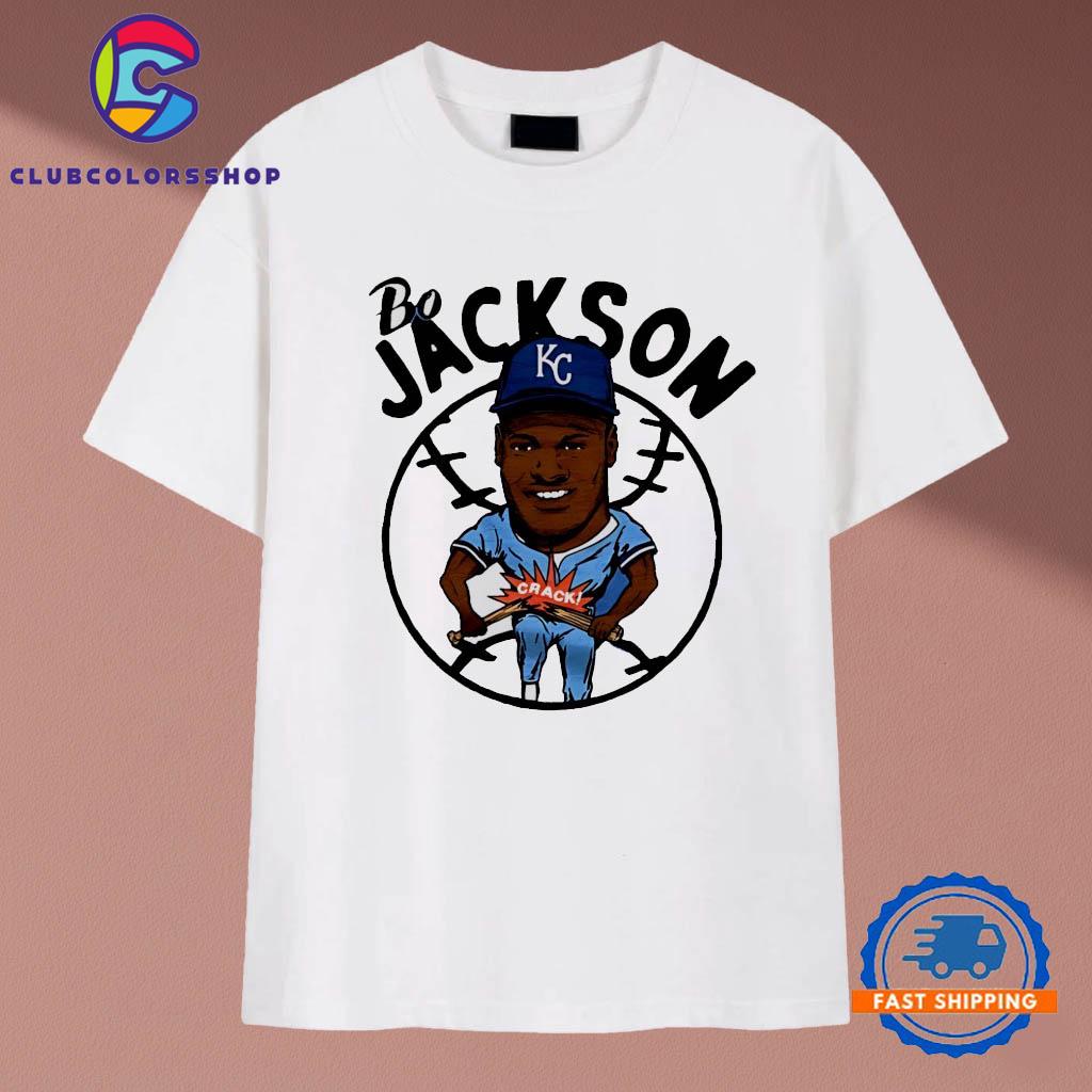 Bo Jackson Kansas City Royals caricatures T-Shirts