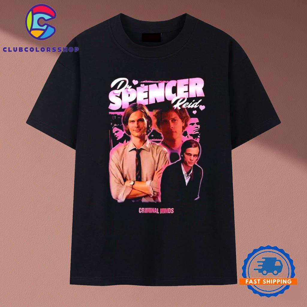 Dr Spencer Reid Heart Criminal Minds Vintage T Shirt