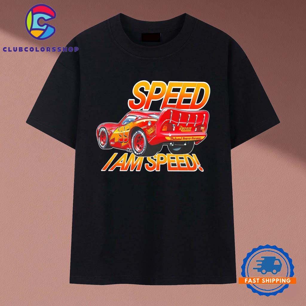 Lightning McQueen speed I am speed T-Shirts