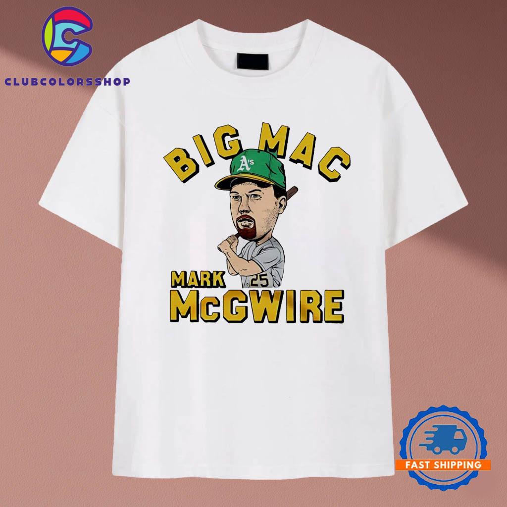 Mark McGwire Big Mac Oakland Athletics caricatures T-Shirts