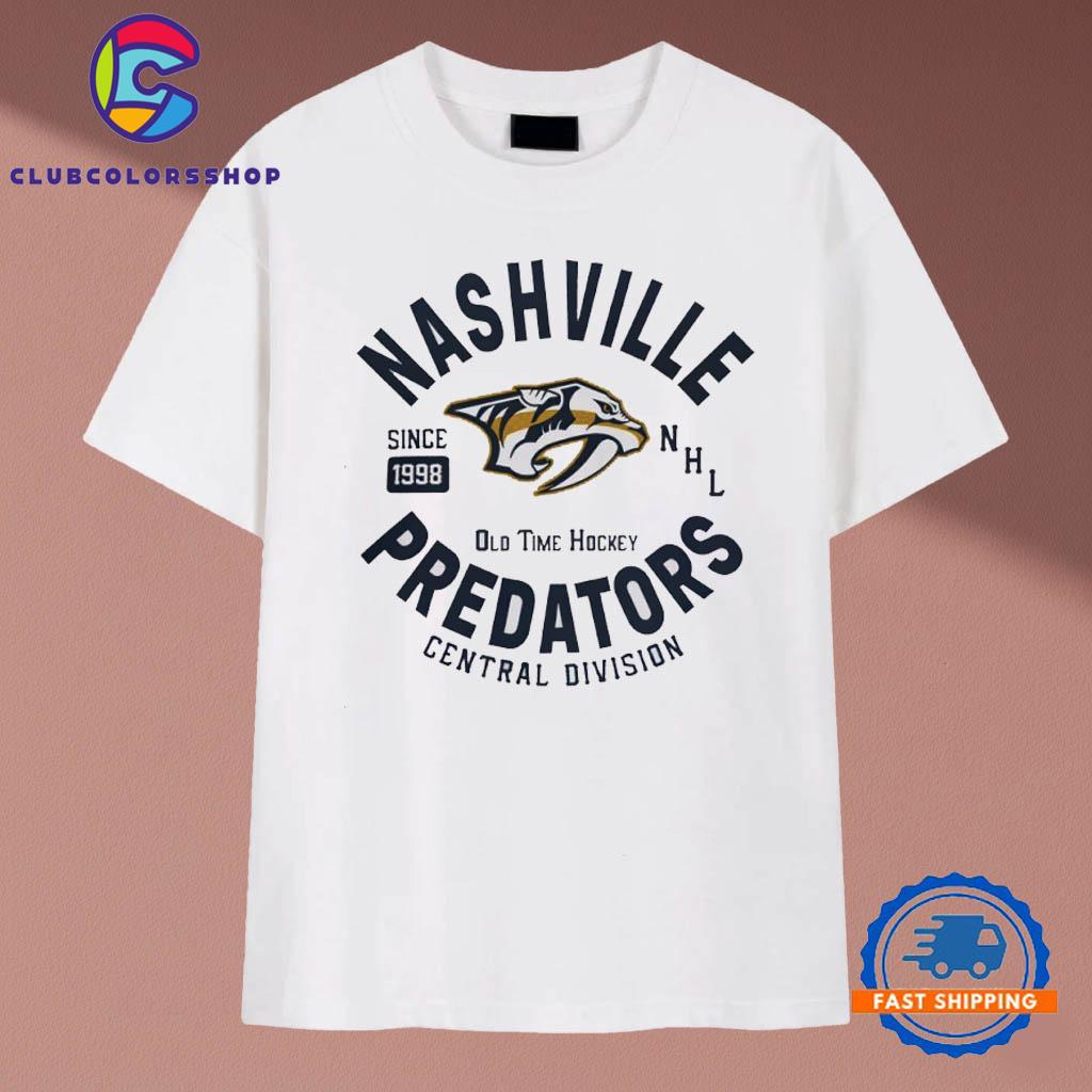 Nashville Predators old time hockey NHL since 1998 centrak division T-Shirts