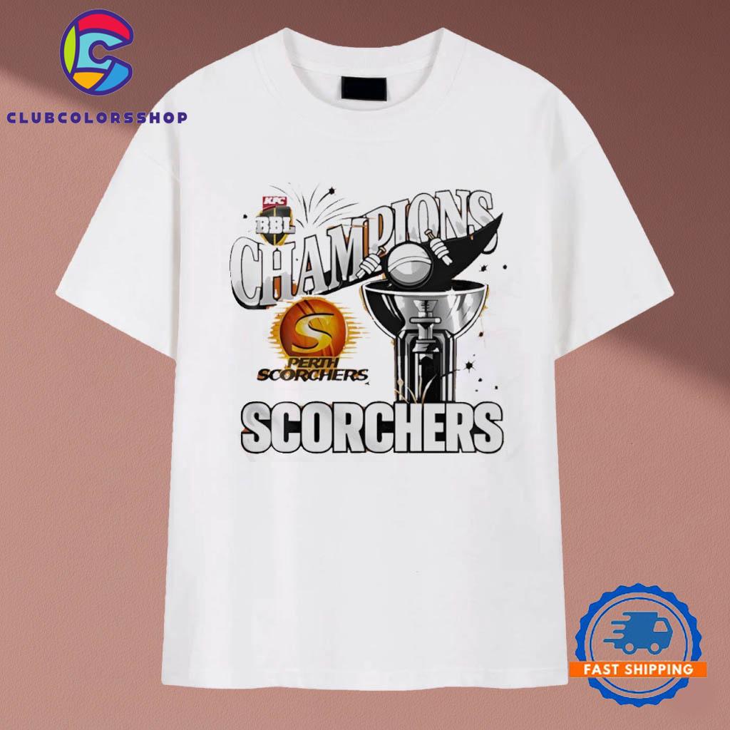 Perth Scorchers BBL Champions 2026 T-Shirts