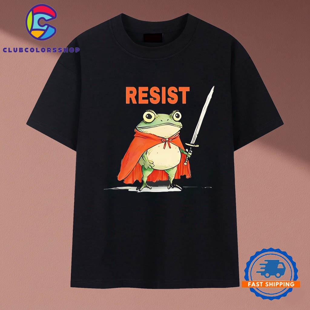 Portland frog I stand with frog resist T-Shirts