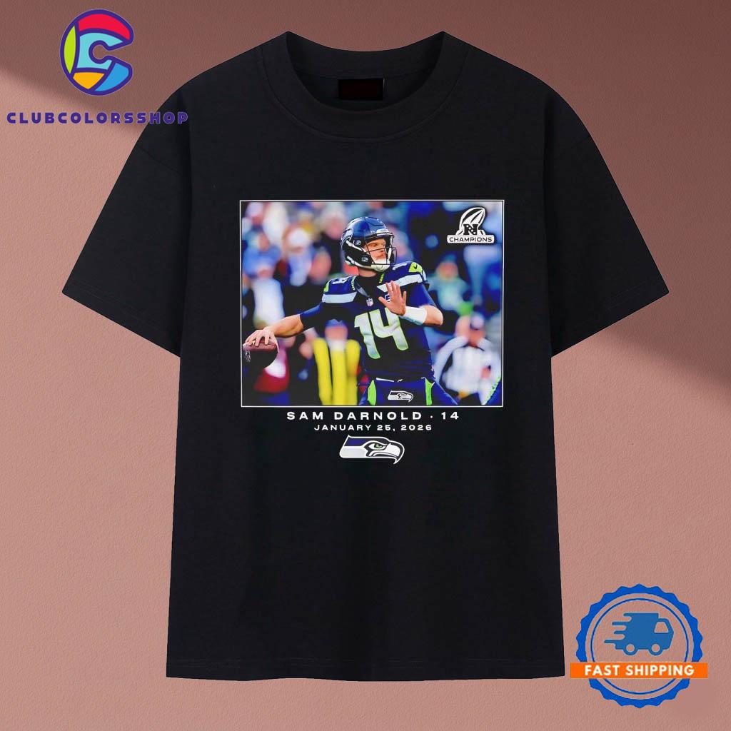 Sam Darnold Seattle Seahawks NFL flash features week 21 T-Shirts