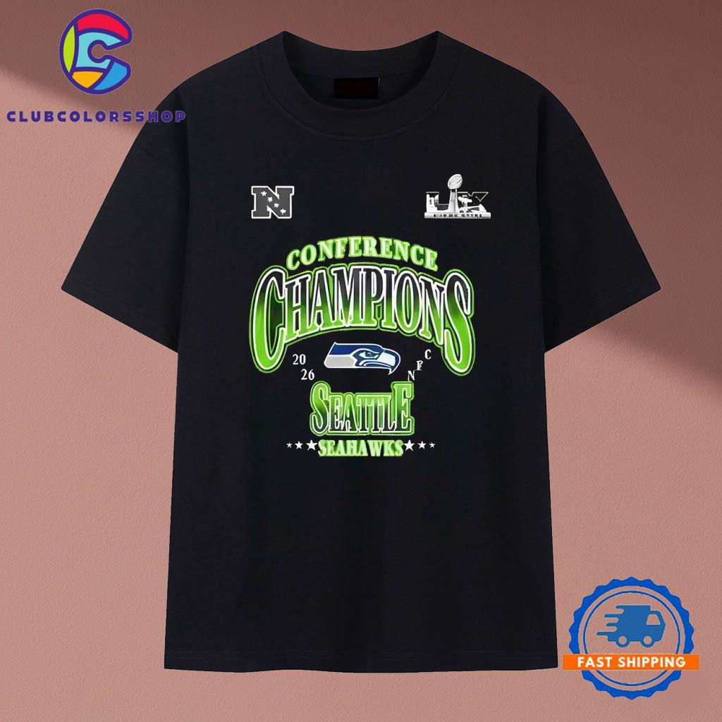 Seattle Seahawks 2026 National Conference Champions T-Shirts