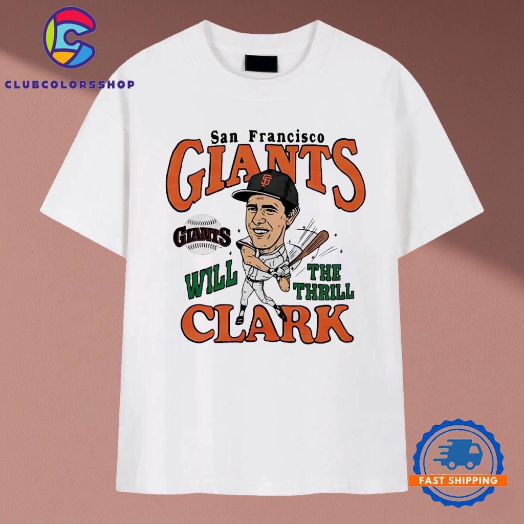 Will Clark San Francisco Giants caricatures T-Shirts