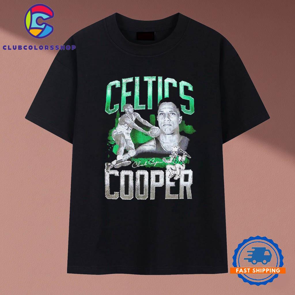 Chuck Cooper Boston Celtics 75th anniversary pioneers player retro graphic T-Shirt