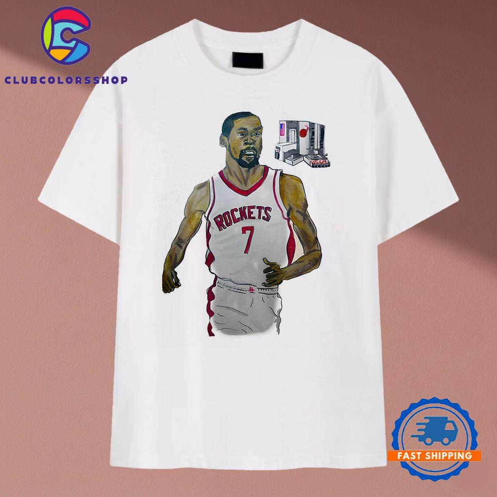 Kevin Durant Houston Rockets Art T-Shirts
