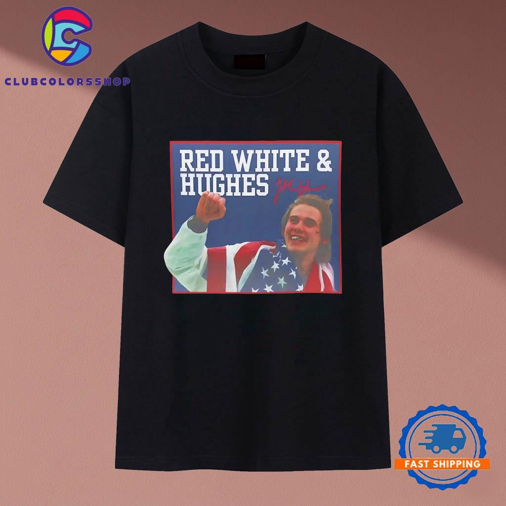 USA Hockey Red White And Hughes T-Shirts
