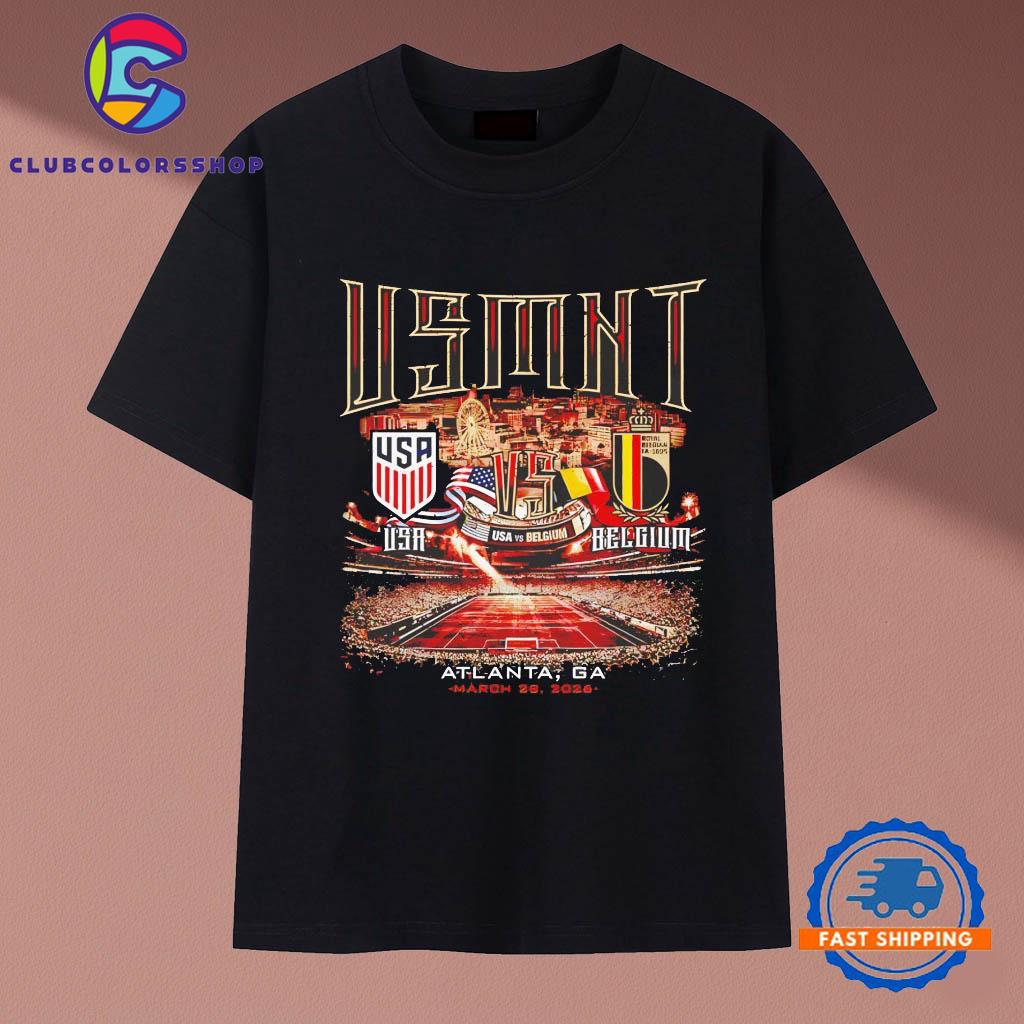 USMNT vs Belgium 2026 match up T-Shirts